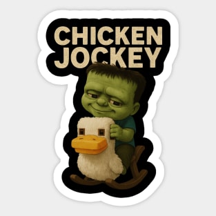 Chicken Jockey Sticker